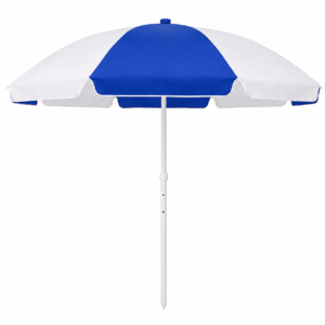 Beach Umbrella Blue/White
